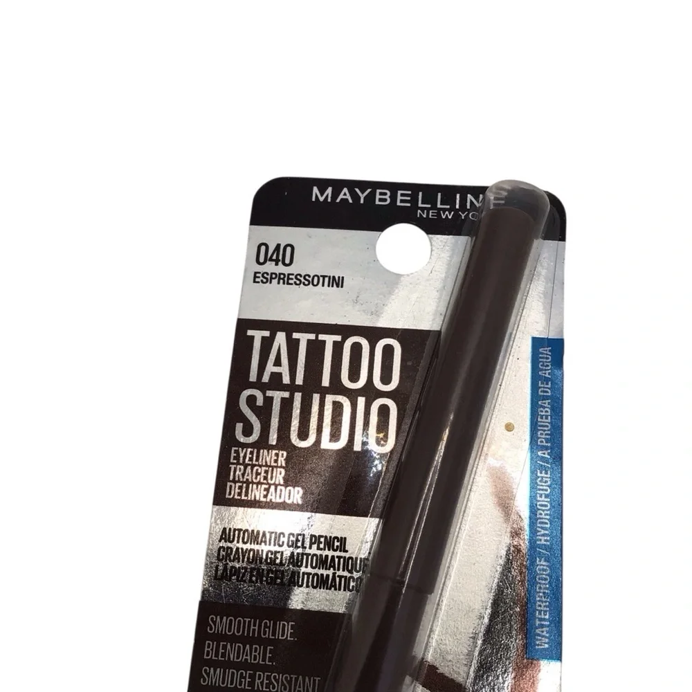 Maybelline Tattoo Studio Smokey Gel Pencil Eyeliner, 040 Expressotini